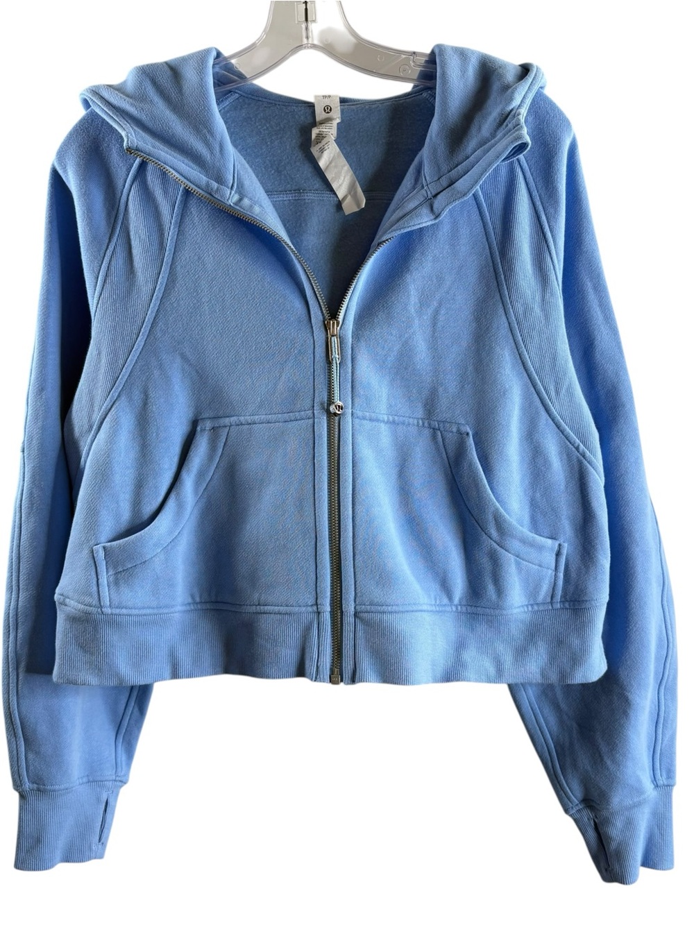 lululemon athletica Light Blue Scuba Full‑Zip Hooded Jacket $128